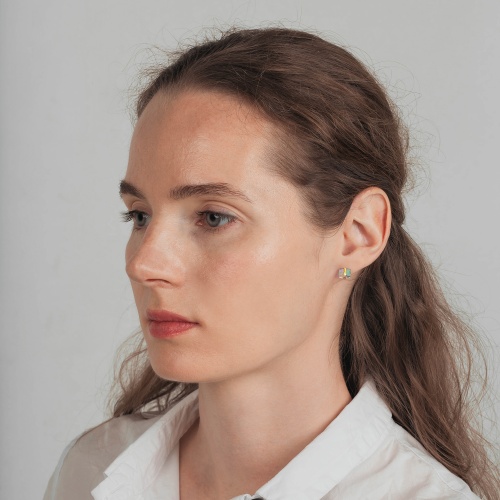 Пусеты Fiore Luna Crystal AB, SWE0127/2 AB S фото 2